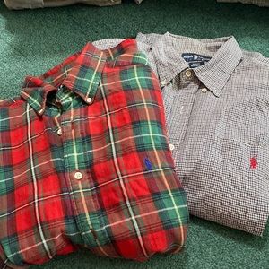 Ralph Lauren long sleeve cotton shirts